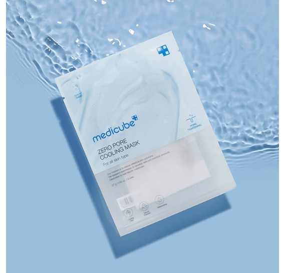 Охлаждающая тканевая маска для сужения пор Medicube Zero Pore Cooling Mask MEDICUBE 27 г