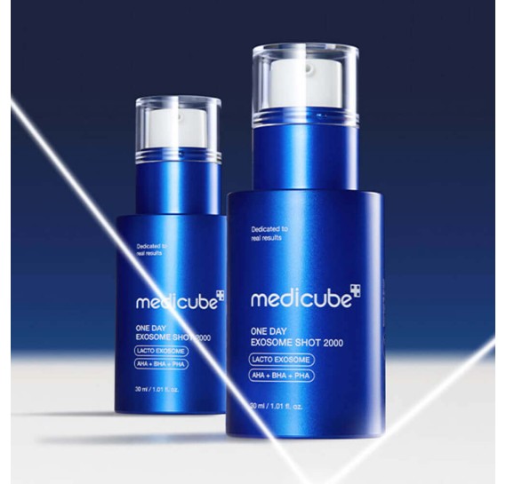 Интенсивная ампула с микроиглами для сужения пор Medicube One Day Exosome Shot 7500 MEDICUBE 30 мл