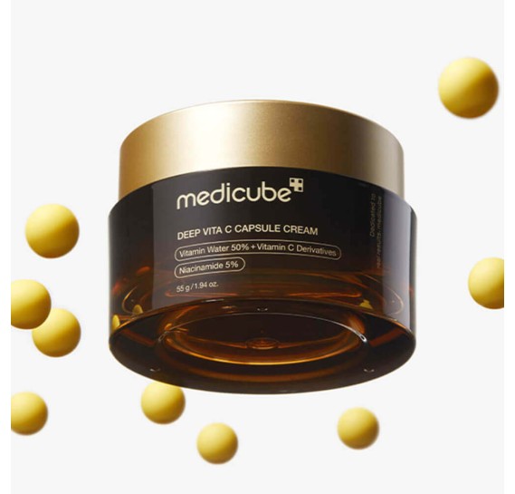 Капсульный осветляющий крем с витамином С medicube Deep Vita C Capsule Cream MEDICUBE 55 мл