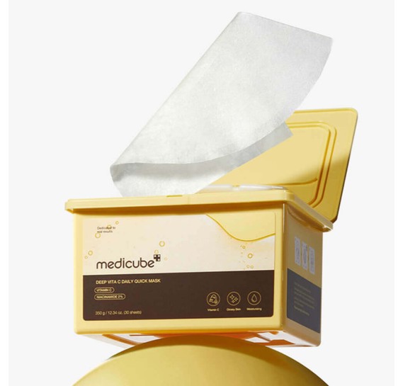 Набор осветляющих масок с витамином С medicube Deep Vita C Daily Quick Mask MEDICUBE 30 шт