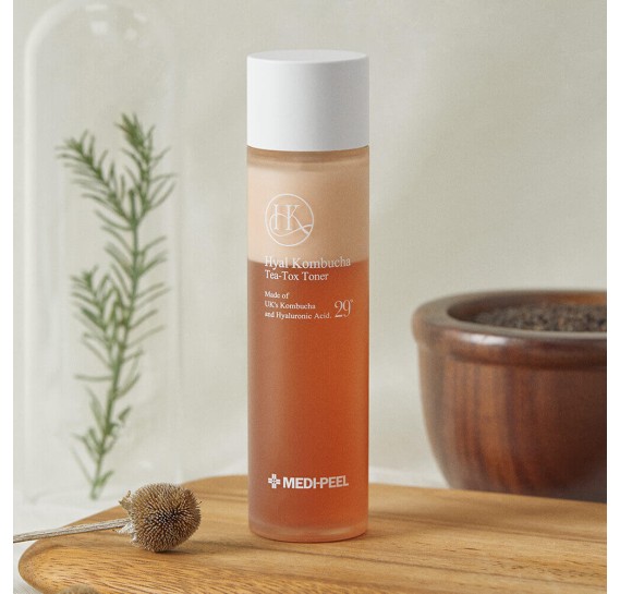 Двухфазный увлвжняющий тонер с комбучей и церамидами Medi-Peel Hyal Kombucha Tea-Tox Toner MEDI-PEEL 150 мл
