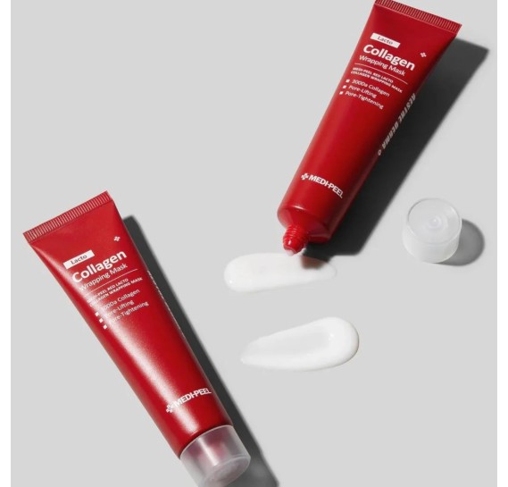 Маска-плёнка для сужения пор с коллагеном MEDIPEEL Red Lacto Collagen Wrapping Mask MEDI-PEEL 75 мл