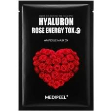 Ампульная омолаживающая маска с розой Medi-Peel Hyaluron 100 Rose Energy Tox