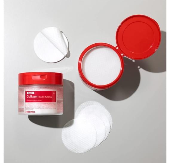 Матирующие пилинг-пэды с лактобактериями и коллагеном MEDI-PEEL Red Lacto Collagen Peeling Pad 70 шт