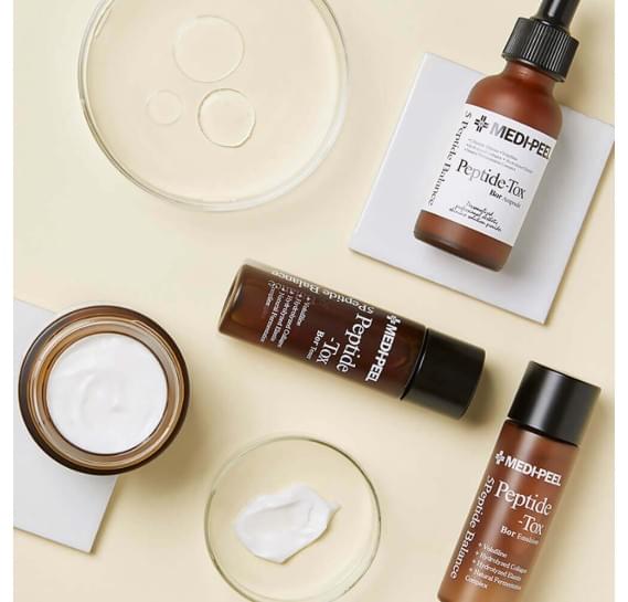 Лифтинг-набор с эффектом ботокса Medi-Peel Peptide-Tox 5 Peptide Bor Multi Care Kit MEDI-PEEL 30 мл + 30 мл + 30 мл + 50 мл
