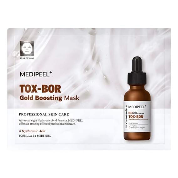 Укрепляющая тканевая маска с волюфилином и золотом MEDI-PEEL Tox-Bor Gold Boosting Mask 25 мл