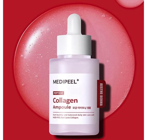 Укрепляющая пептидная ампула с коллагеном MEDI-PEEL Red Lacto Collagen Tightening Ampoule 50 мл