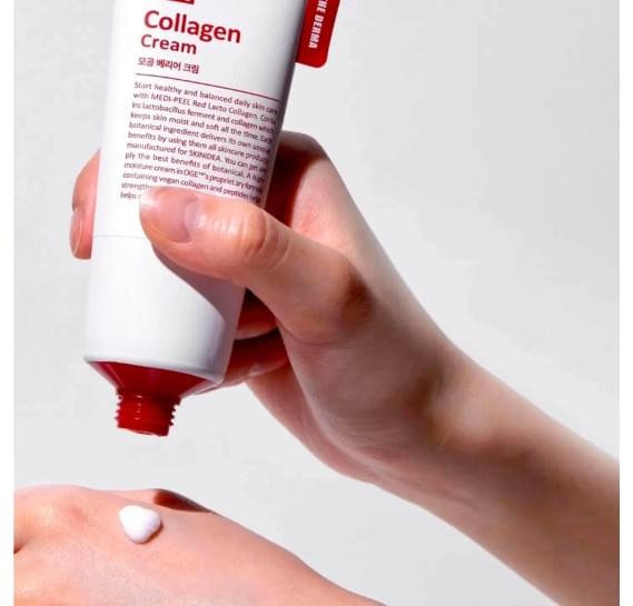Барьерный крем с коллагеном и пептидами MEDI-PEEL Red Lacto Collagen Barrier Cream 80 мл