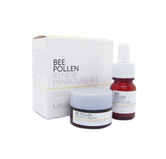 Набор омолаживающих и обновляющих средств для лица Missha Bee Pollen 2 kind set MISSHA 10 мл + 10 мл