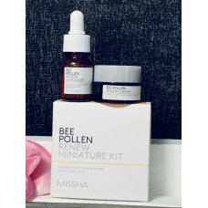 Набір омолоджувальних та оновлювальних засобів для обличчя Missha Bee Pollen 2 kind set