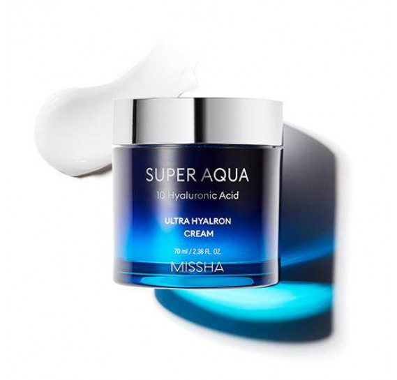 Интенсивно увлажняющий крем с гиалуроновой кислотой Missha Super Aqua Ultra Hyalron Cream MISSHA 70 мл