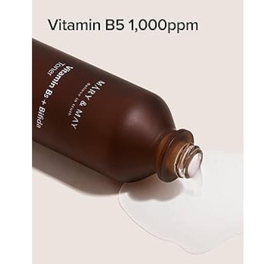 Восстанавливающий осветляющий тонер для лица Mary&May Vitamin B5 + Bifida Toner 120 мл