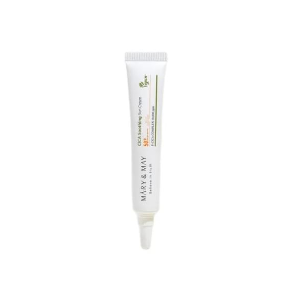 Успокаивающий солнцезащитный крем с центеллой Mary&May CICA Soothing Sun Cream SPF50+ PA++++ 12 мл