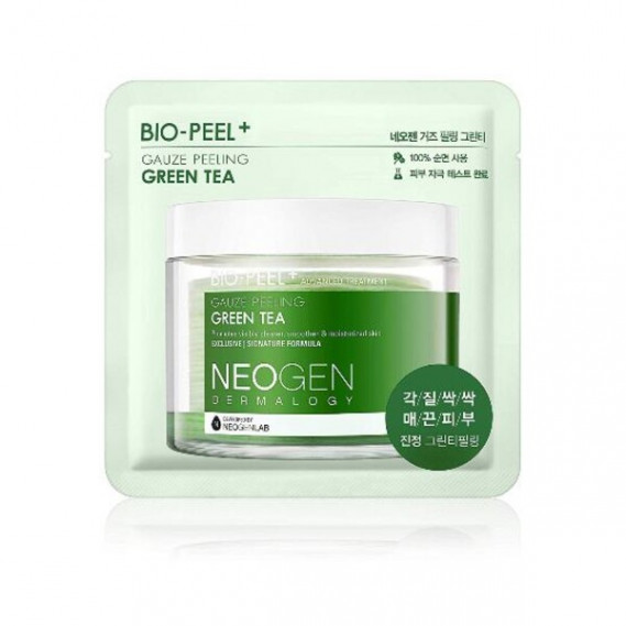 Успокаивающие пилинг-пэды с зеленым чаем Neogen Dermatology Bio-Peel Gauze Peeling Green Tea, 1шт NEOGEN 1 шт