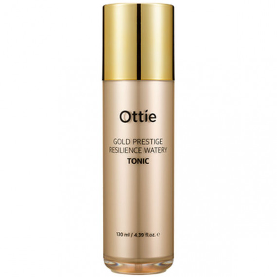 Омолаживающий увлажняющий тонер для упругости кожи Ottie Gold Prestige Resilience Watery Tonic 130 мл
