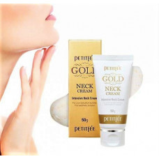 Омолоджувальний крем для шиї та декольте із золотом Petitfee Gold Neck Cream