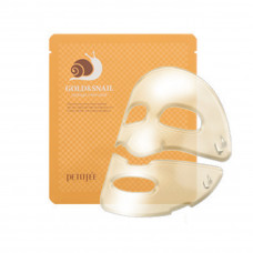 Відновлювальна гідрогелева маска для обличчя з муцином равлика Petitfee Gold & Snail Hydrogel Mask Pack