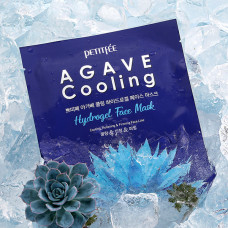 Охлаждающая гидрогелевая маска с экстрактом агавы Petitfee Agave Cooling Hydrogel Face Mask