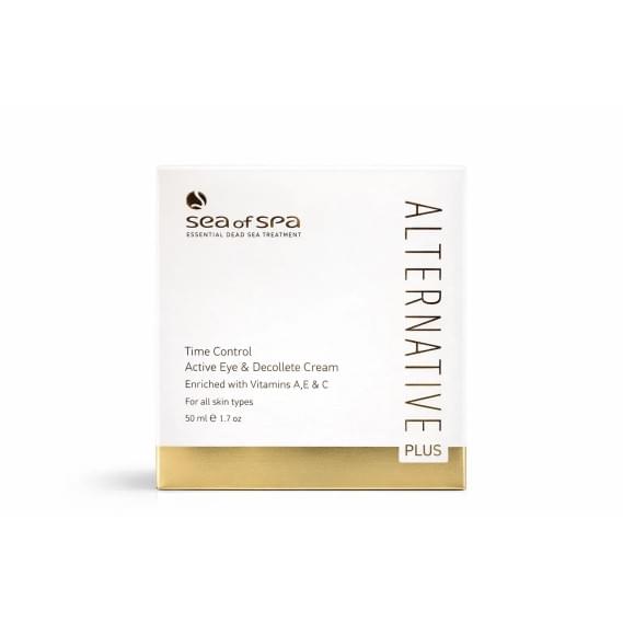 Крем для шкіри навколо очей та зони декольте Alternative Plus Sea Of Spa Time Control Active Eye & Decollete Cream Sea of spa 50 мл