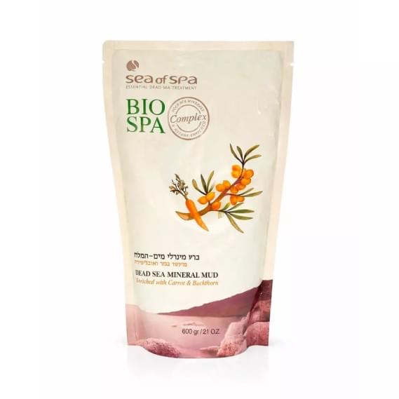 Минеральная грязь Мёртвого моря с морковью и облепихой Sea Of Spa Dead Sea Mineral Mud Enriched with Carrot & Sea Buckthorn Sea of spa 600 г