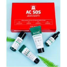 Набір мініатюр кислотних засобів для проблемної шкіри SOME BY MI AHA-BHA-PHA 30 Days Miracle AC SOS Kit​