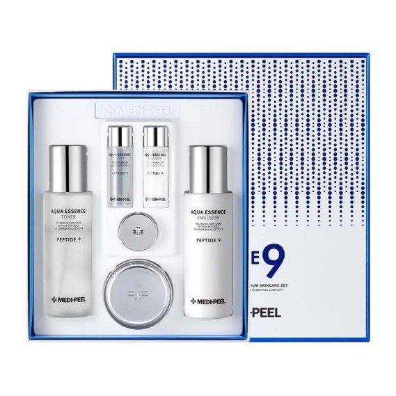 Набор косметики для лица с пептидами Medi-Peel Peptide 9 Premium Skincare Set MEDI-PEEL 100 мл + 50 мл + 30 мл + 30 мл + 10 мл