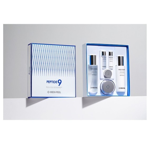 Набор косметики для лица с пептидами Medi-Peel Peptide 9 Premium Skincare Set MEDI-PEEL 100 мл + 50 мл + 30 мл + 30 мл + 10 мл