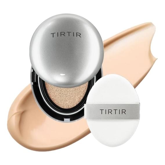 Легкий кушон с сияющим финишем TIRTIR Mask Fit Aura Cushion 21N Ivory 18 г
