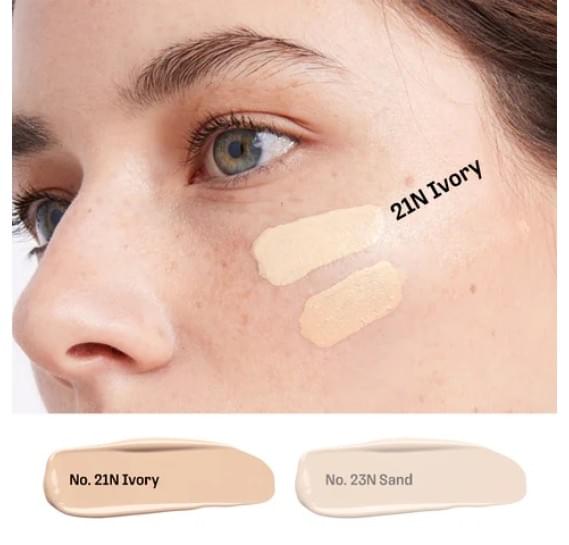Легкий кушон с сияющим финишем TIRTIR Mask Fit Aura Cushion 23N Sand 18 г