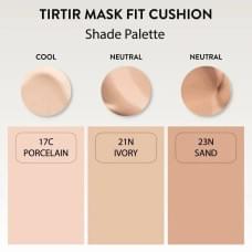 Легкий кушон с сияющим финишем TIRTIR Mask Fit Aura Cushion 21N Ivory