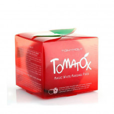 Осветляющая и выравнивающая тон лица Томатная маска Tony Moly Tomatox Magic Massage Pack
