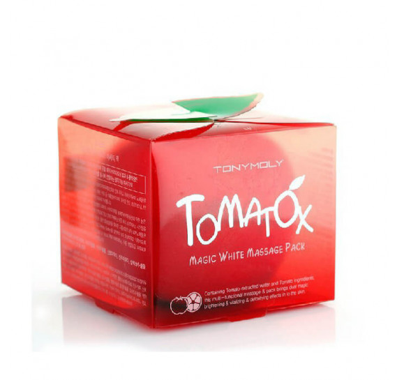 Осветляющая и выравнивающая тон лица Томатная маска Tony Moly Tomatox Magic Massage Pack TONY MOLY 80 мл