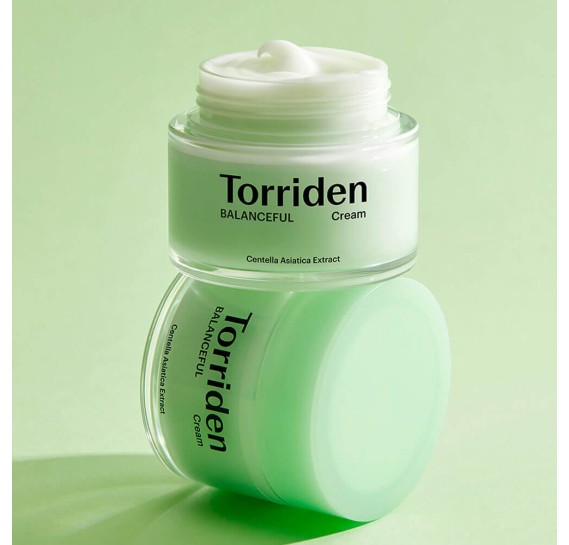 Гипоаллергенный успокаивающий крем с центеллой Torriden Balanceful Cica Cream 80 мл