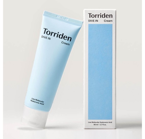 Інтенсивний крем з гіалуроновою кислотою Torriden DIVE IN Low Molecular Hyaluronic Acid Cream 80 мл