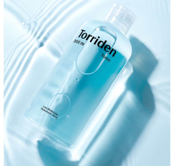 Гіалуроновий зволожуючий тонер Torriden DIVE IN Low Molecular Hyaluronic Acid Toner 300 мл