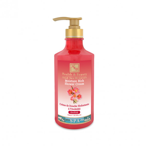 Увлажняющее жидкoе бесщелочное мыло для тела с орхидеями Health & Beauty 780 мл