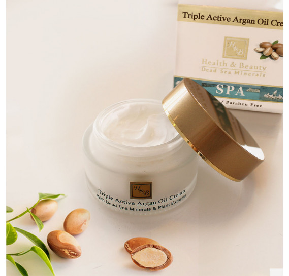 Потрійний активний крем з аргановою олією Health And Beauty Triple Active Argan Oil Cream Health & Beauty 50 мл