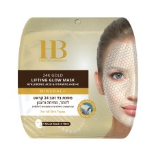 24K Золота сяюча маска для обличчя з ліфтинг-ефектом Health and Beauty 24K Gold Lifting Glow Mask