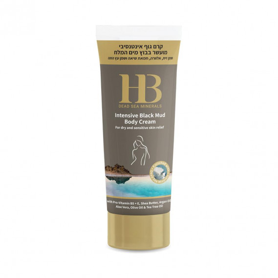 Інтенсивний крем для тіла на основі грязі Мертвого моря Health and Beauty Intensive Black Mud Body Cream Health & Beauty 200 мл