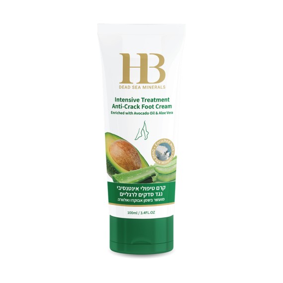 Интенсивный крем для ног против трещин с маслом Авокадо и Алоэ Вера Health & Beauty Intensive Treatment Anti-Crack Foot Cream with Avocado Oil & Aloe Vera 100 мл