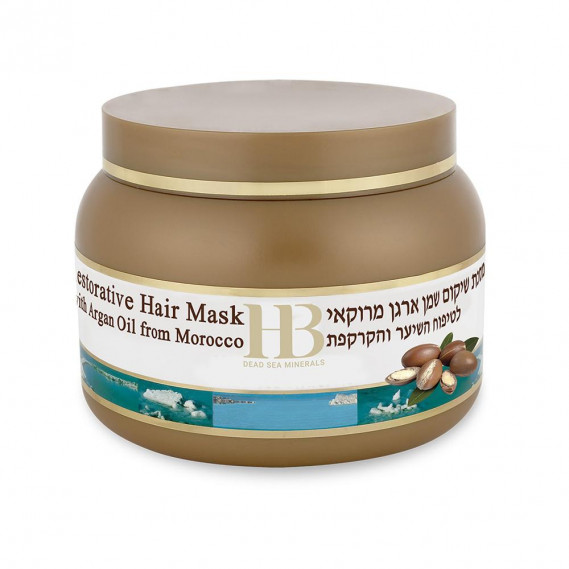 Маска для ухода за волосами с маслом аргании марокканской Health And Beauty Moroccan Argan Oil Hair Mask Health & Beauty 250 мл