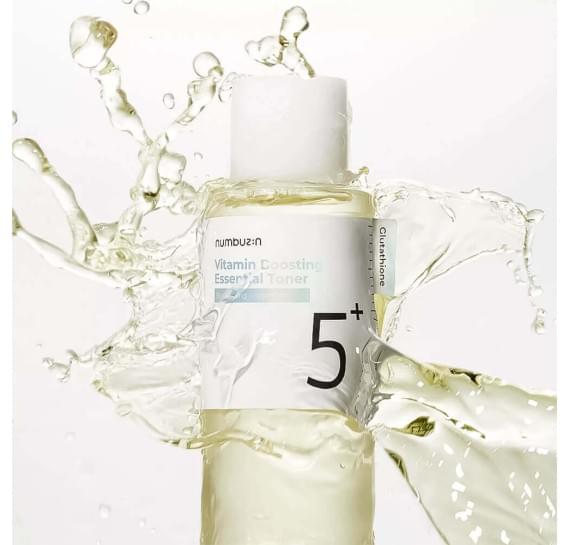Освітлювальний тонер-есенція з ніацинамідом numbuzin No.5 Glutathione Vitamin Concentrated Toner 200 мл