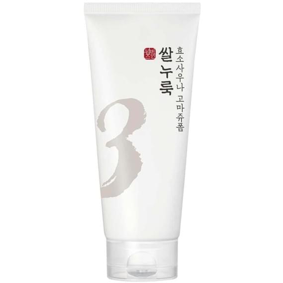 Ензимна пінка-скатка для вмивання з рисом numbuzin No.3 Rice Enzyme Skin Softening Cleansing Foam 150 мл