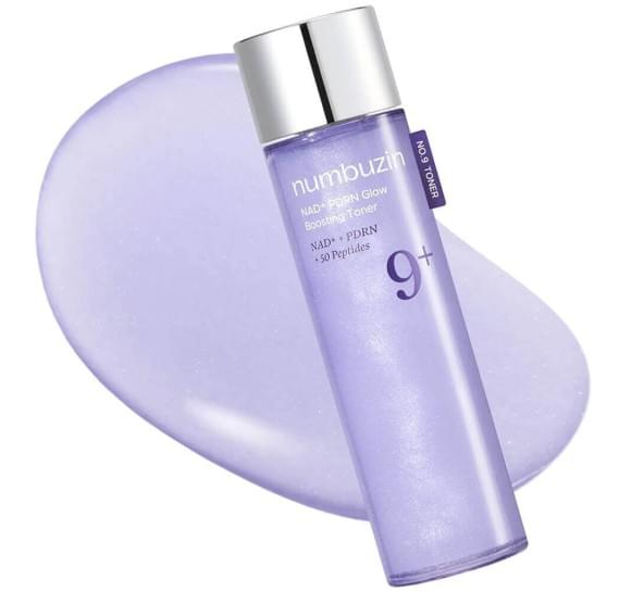 Пептидний тонер з ПДРН numbuzin No.9 NAD+ PDRN Glow Boosting Toner 150 мл