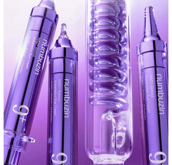 Крем для шкіри навколо очей з пептидами numbuzin No.9 NAD+ Retinol Volumetox Eye Cream 10 мл