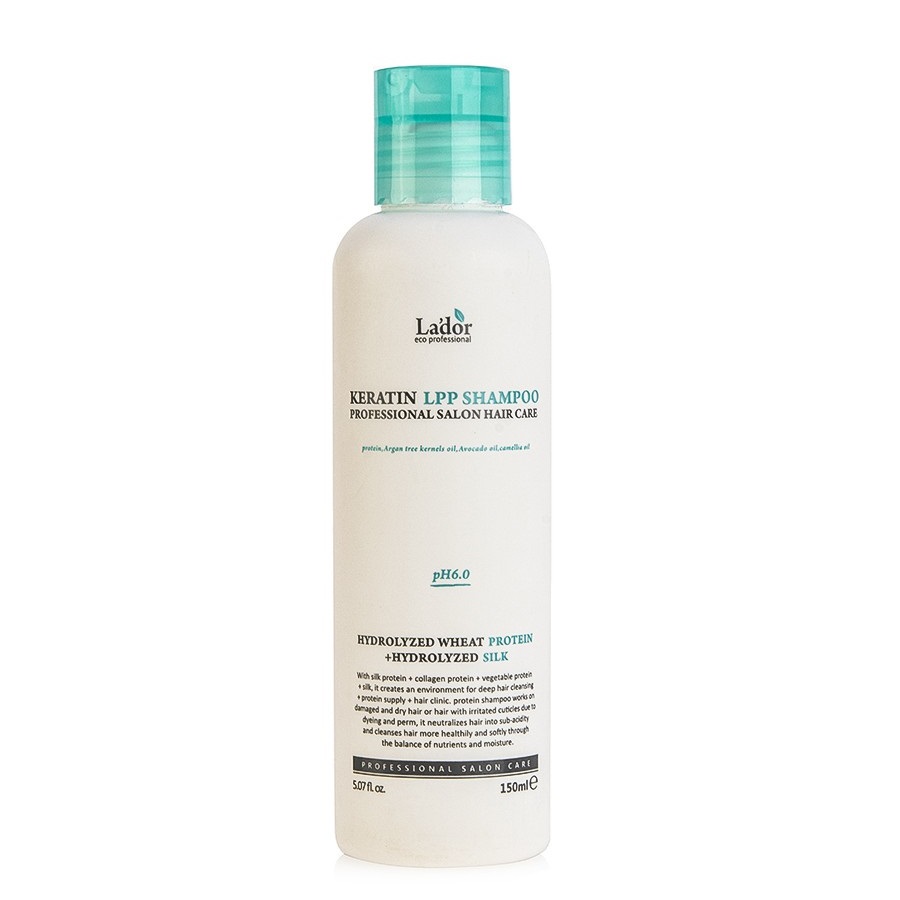  Безсульфатный кератиновый шампунь La'dor Keratin LPP Shampoo 150 мл